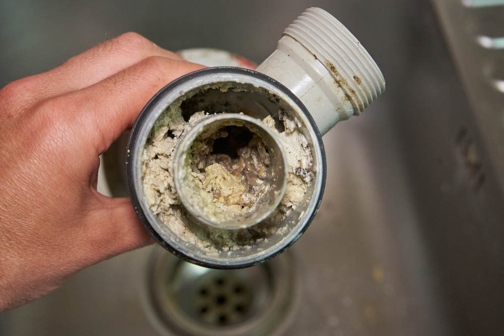 clogged drain