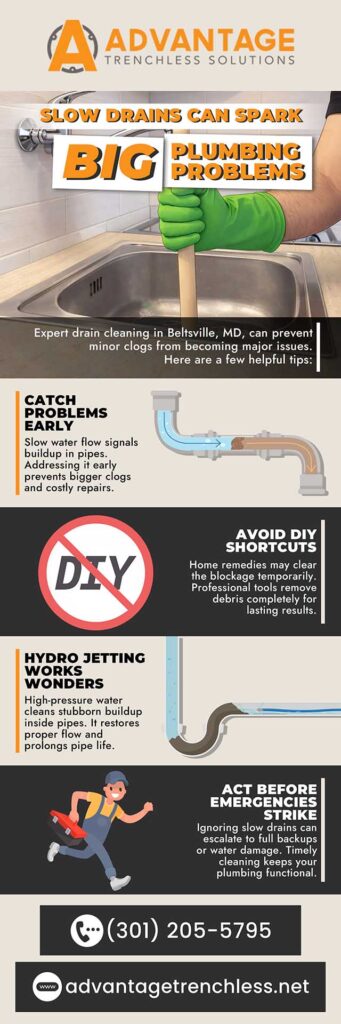 Slow Drains Can Spark Big Plumbing Problem